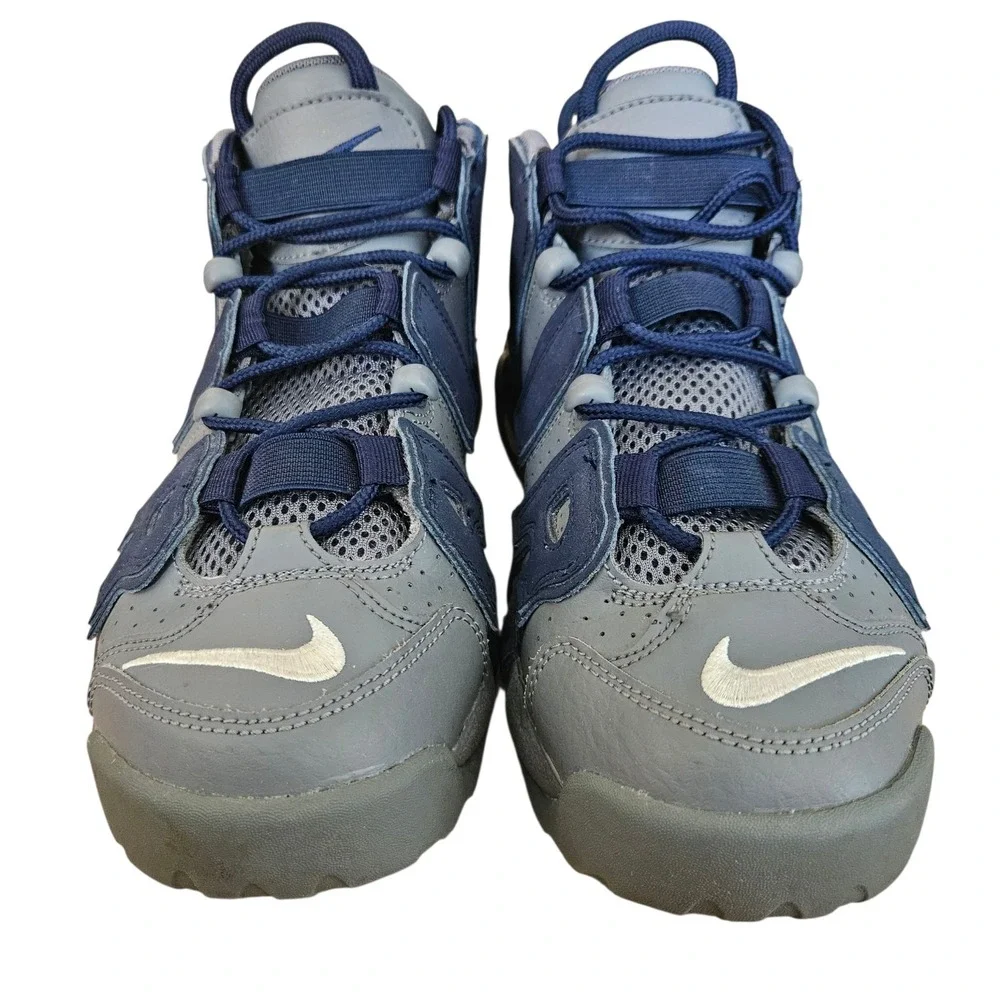 Size 6.5 (Big Boys)-Nike Air More Uptempo Cool Grey/‎ White Midnight Navy